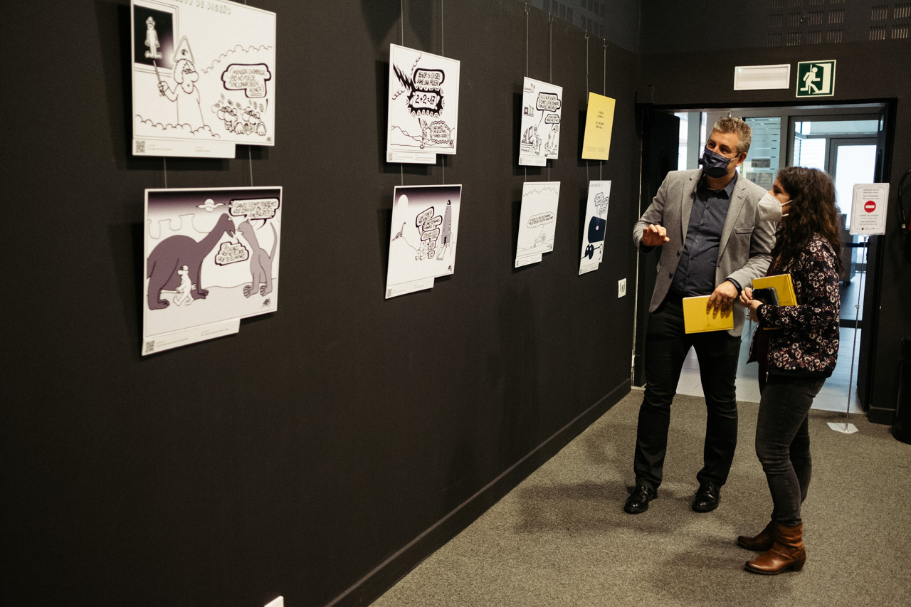 Las viñetas de Forges llevan el humor a Eureka! Zientzia Museoa 3 DSCF2156 Las viñetas de Forges llevan el humor a Eureka! Zientzia Museoa