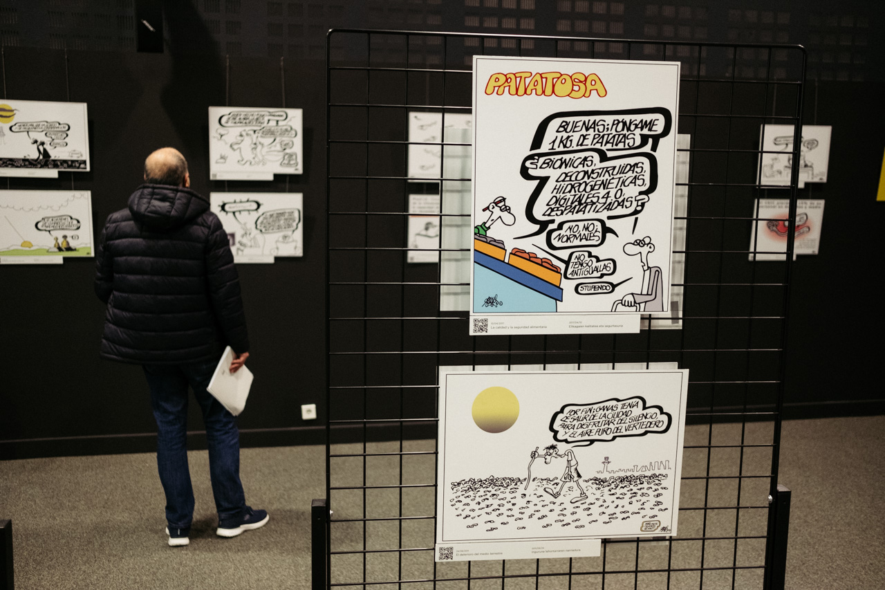 Las viñetas de Forges llevan el humor a Eureka! Zientzia Museoa 1 DSCF2175 Las viñetas de Forges llevan el humor a Eureka! Zientzia Museoa