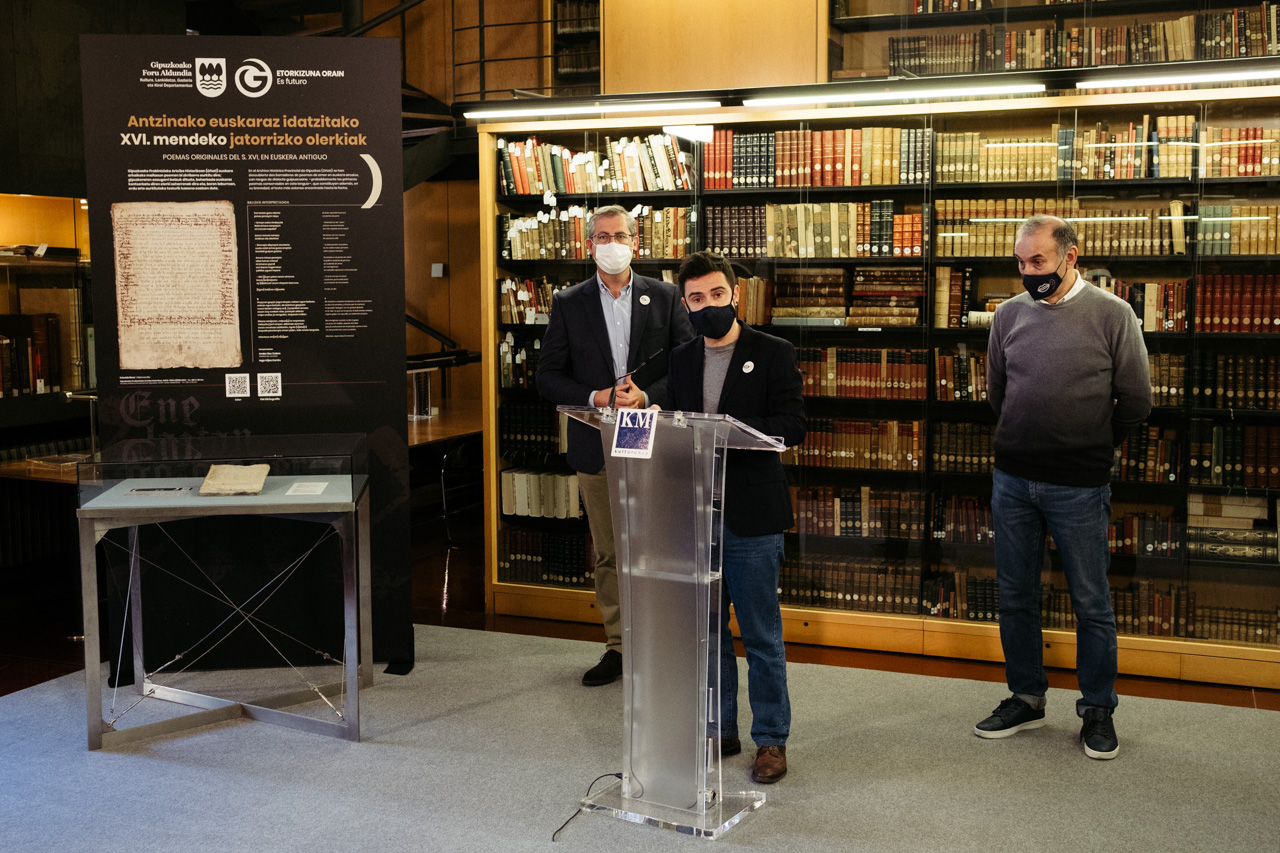 DSCF2399 Ene laztan gozo ederra…', XVI. mendearen hasieran (zirka 1515) idatzitako euskarazko maitasun poema zahar bat ezagutzera eman da