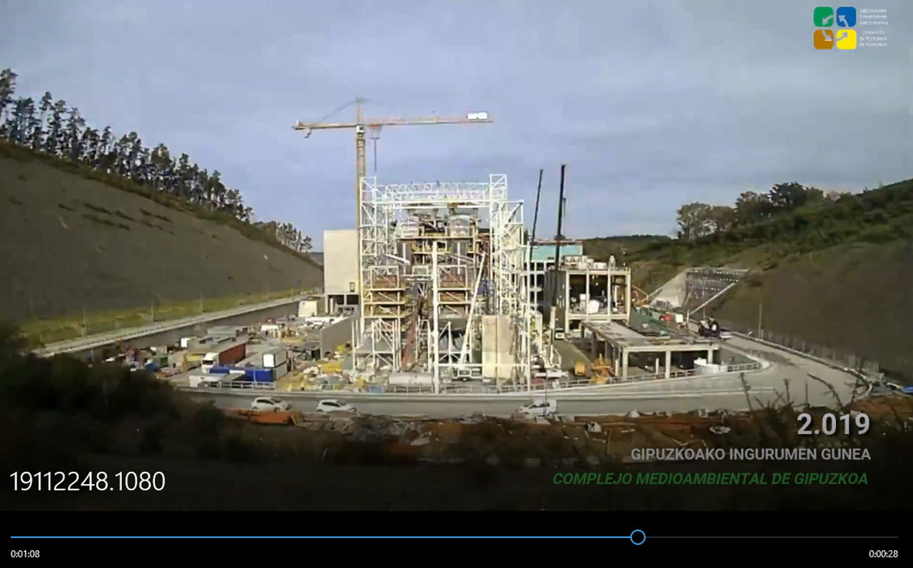 Imagen del vídeo (en el interior) sobre la creación de esta infraestructura.