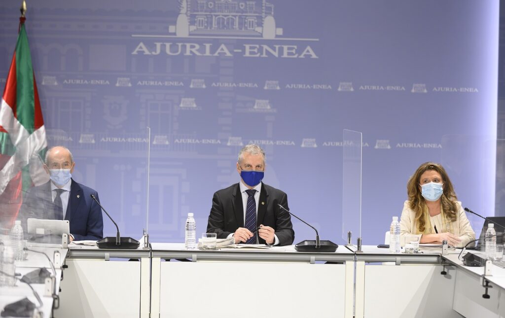 Ajuria Enea2 Euskadi amplía hasta las 2 la actividad de la hostelería y abre las sociedades