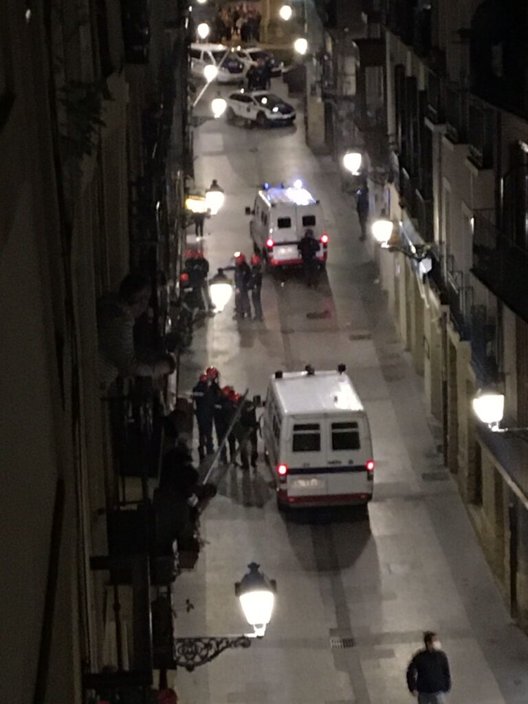 Parte Vieja 16 enero Detenciones y nuevos altercados en la Parte Vieja donostiarra
