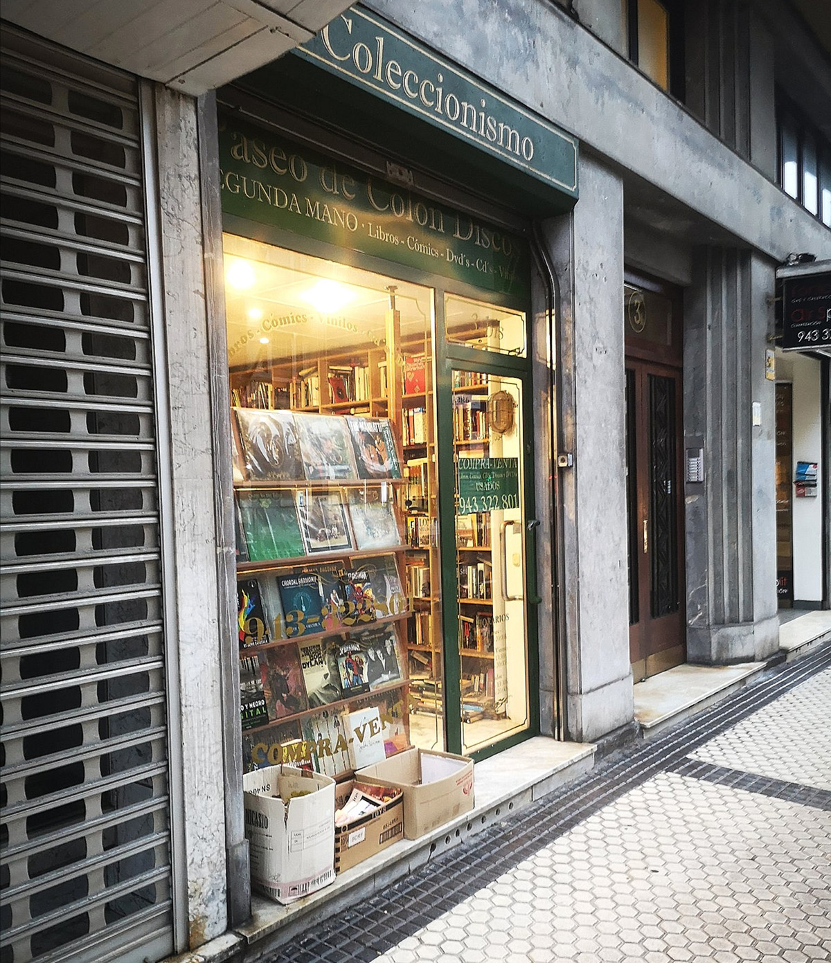 Cultura gratis para los donostiarras 4 Paseo Colón Discos