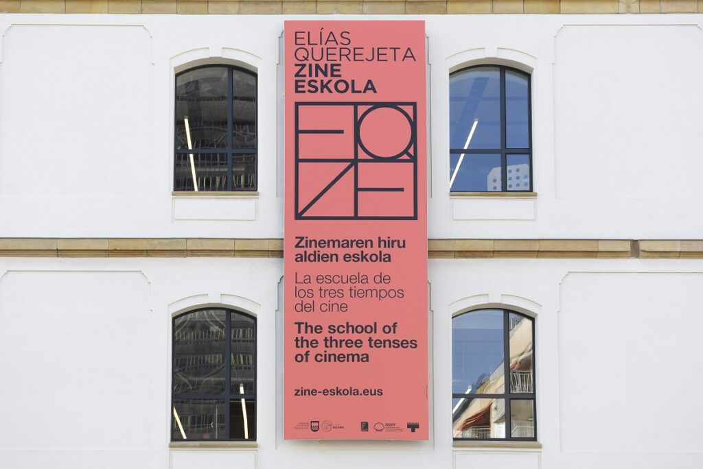EQZE banderola Elías Querejeta Zine Eskola abre el periodo de admisión de alumnos