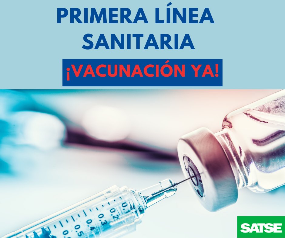 Satse cartel Enfermeras frente al Covid siguen sin vacunarse en Euskadi, denuncia Satse