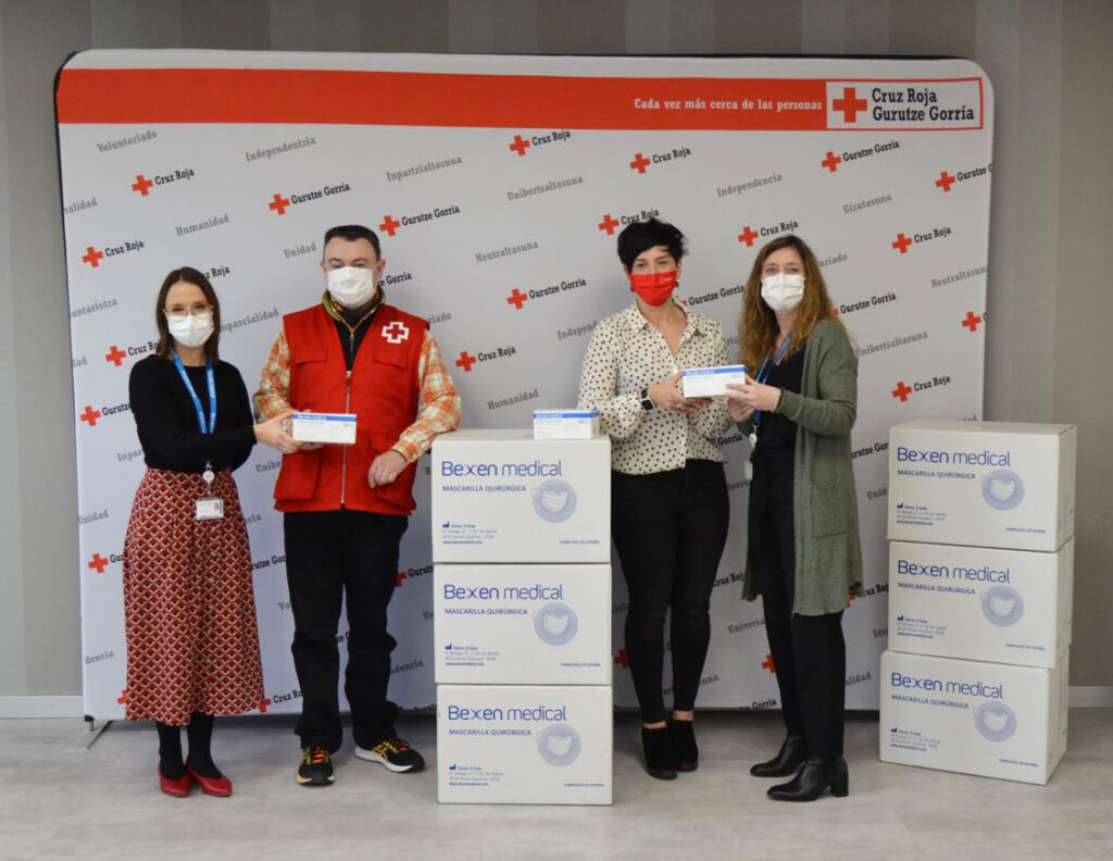 Bexen Medical dona 200.000 mascarillas a Cruz Roja Gipuzkoa 2 bexenmedical31 Bexen Medical dona 200.000 mascarillas a Cruz Roja Gipuzkoa