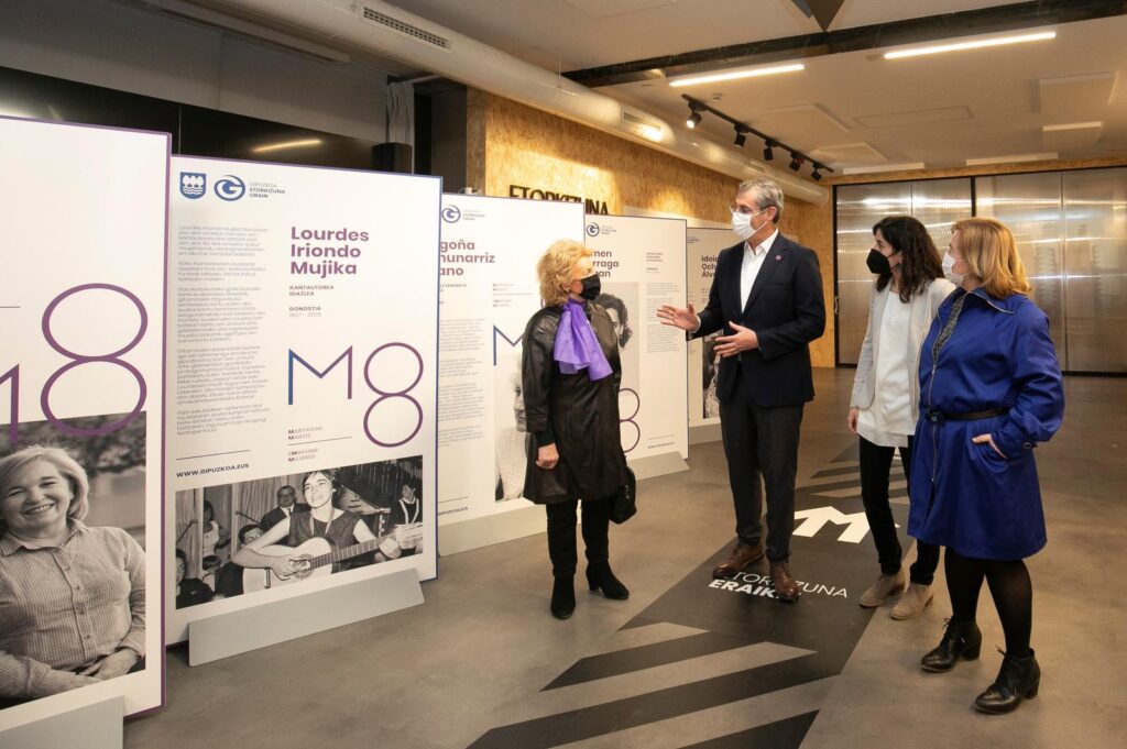 8M expo dipu 8M: Gipuzkoa mira hacia las pioneras que abren caminos
