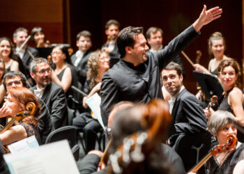 El director de la orquesta, durante un concierto. Foto: Euskadiko Orkestra