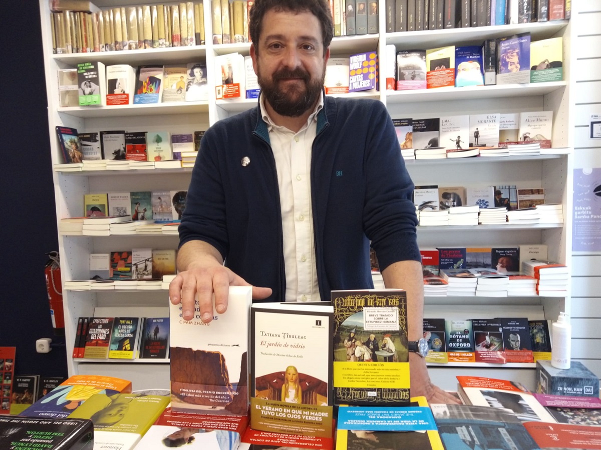 Adolfo Chocarro1 "Con la pandemia se ha revalorizado el contacto con el librero"