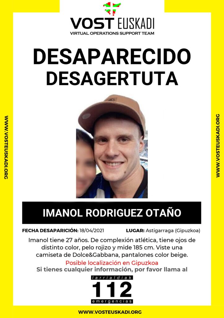 Astigarraga desaparecido Desaparecido en Astigarraga desde el domingo (Ya aparecido)