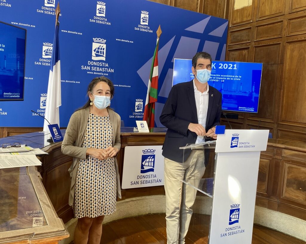PREK2021 El Ayuntamiento donostiarra destina 11 millones para una recuperación enfocada en comercio y hostelería