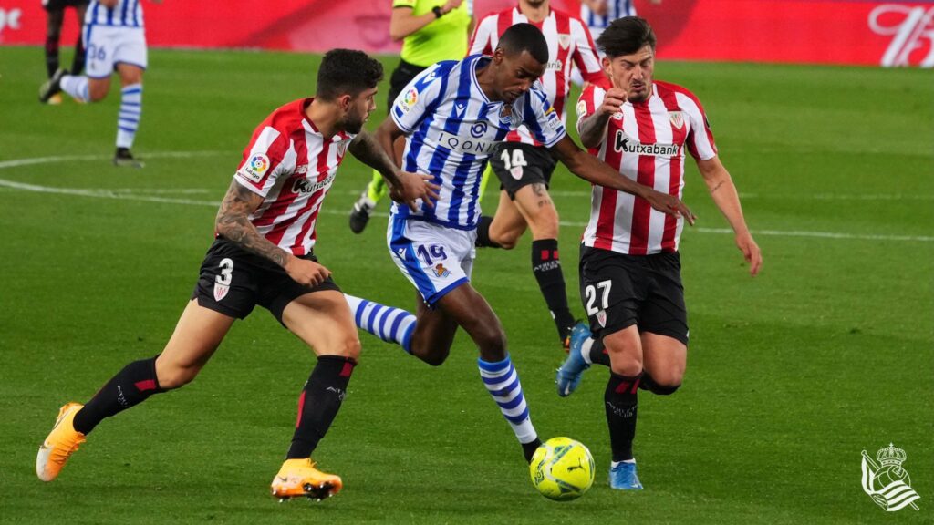 Roberto López empata el derbi en el Reale Arena (1-1) 2 Real Athletic liga Roberto López empata el derbi en el Reale Arena (1-1)