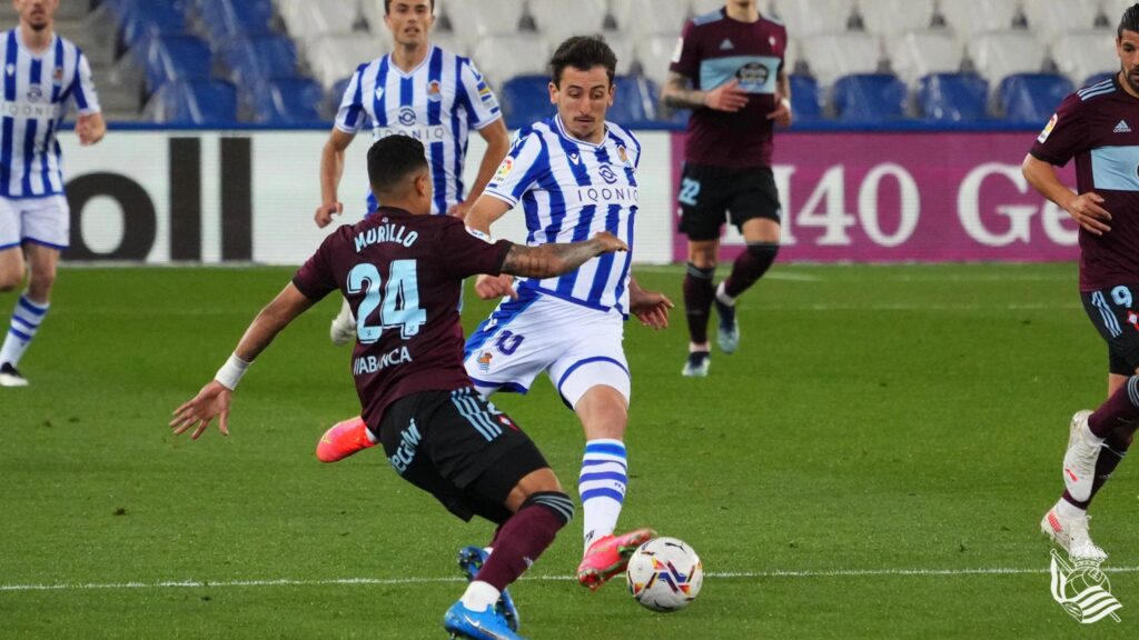 La Real Sociedad recupera la quinta plaza tras remontar al Celta (2-1) 2 Real Celta La Real Sociedad recupera la quinta plaza tras remontar al Celta (2-1)