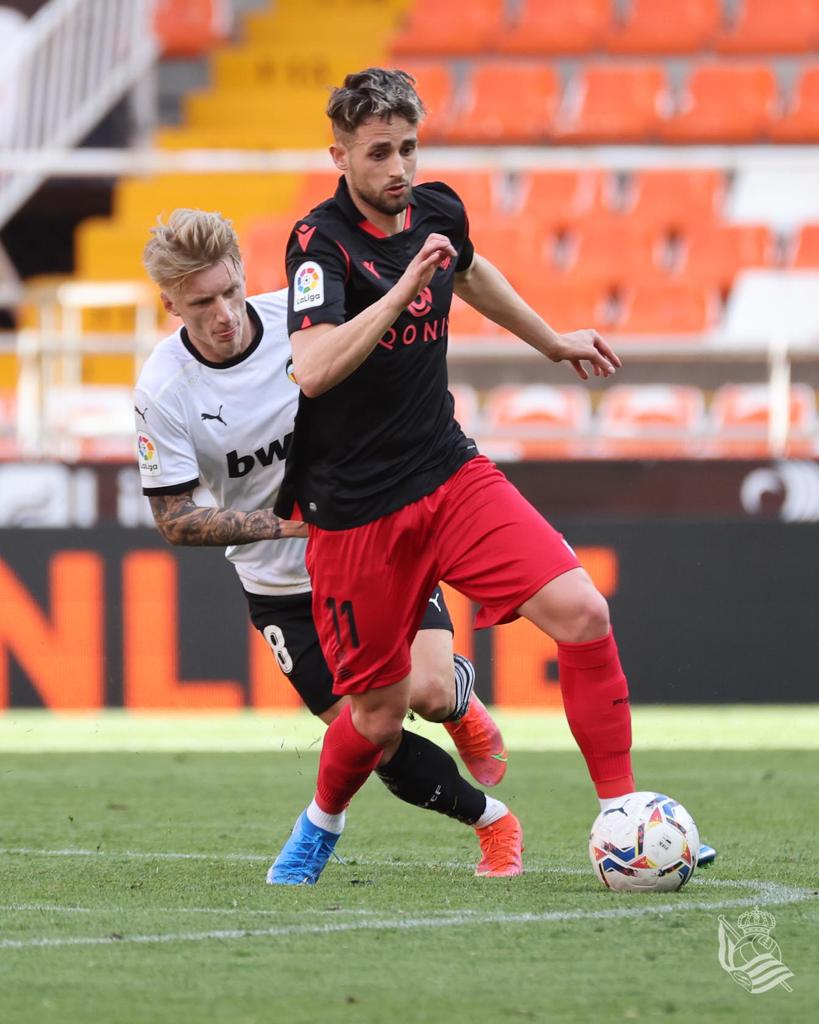 Frustrante empate de la Real Sociedad ante el Valencia (2-2) 1 Valencia Real Sociedad Frustrante empate de la Real Sociedad ante el Valencia (2-2)