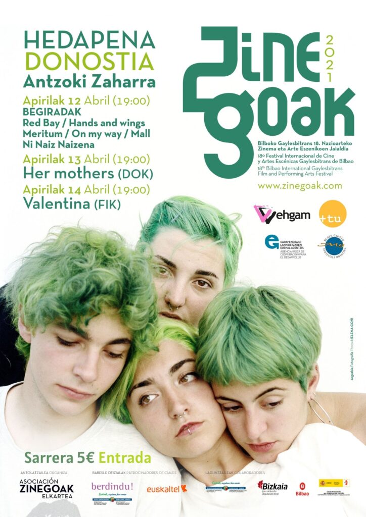 ZINEGOAK HEDAPENA KARTELA Zinegoak, festival de cine gay, llega al Teatro Principal
