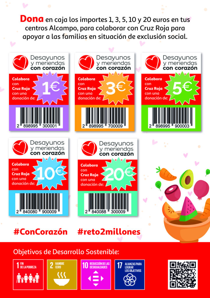 cruz roja desayunos Arranca en Gipuzkoa la campaña Desayunos y Meriendas con Corazón de Cruz Roja