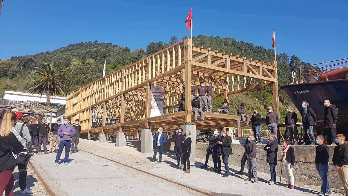 Albaola gana un hangar gracias al proyecto transfronterizo Gaztegur 1 prentsaurrekoa apirila 2021 gaztegur albaolan Albaola gana un hangar gracias al proyecto transfronterizo Gaztegur