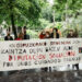 Archivo. Protesta de Gipuzkoako Senideak frente a la Diputación. Foto: Santiago Farizano