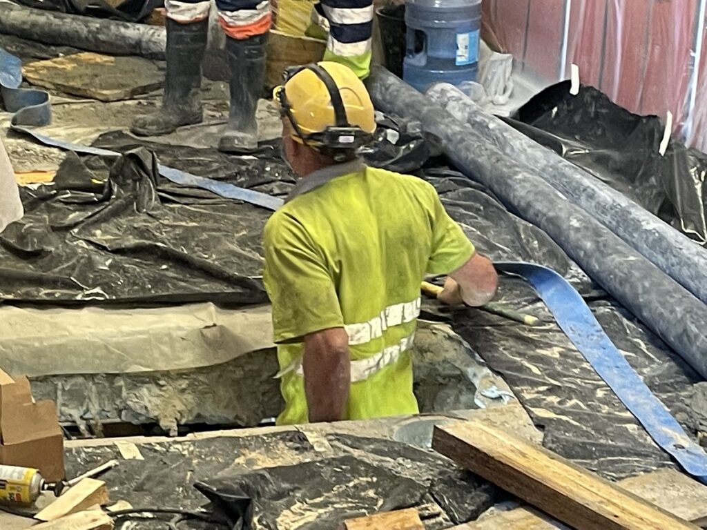 IMG 9927 EH Bildu denuncia una nueva intervención de urgencia en las obras del Metro