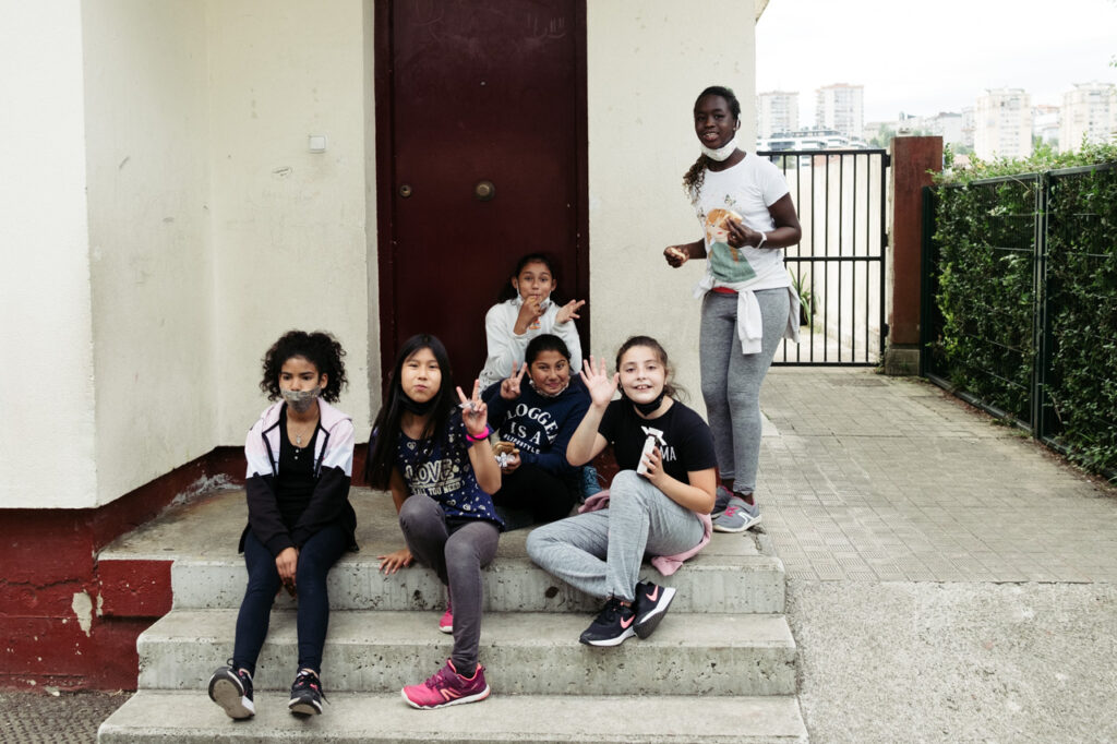 Patio Karmengo Ama Así funciona un colegio de Trintxerpe con más de 30 nacionalidades