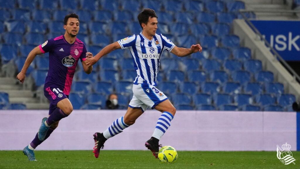 Real Valladolid La Real Sociedad golea al Valladolid (4-1)