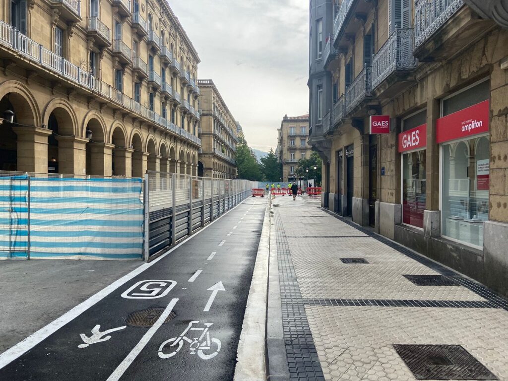 San martin kalea Apertura parcial de la calle San Martín entre Urbieta y Hondarribia