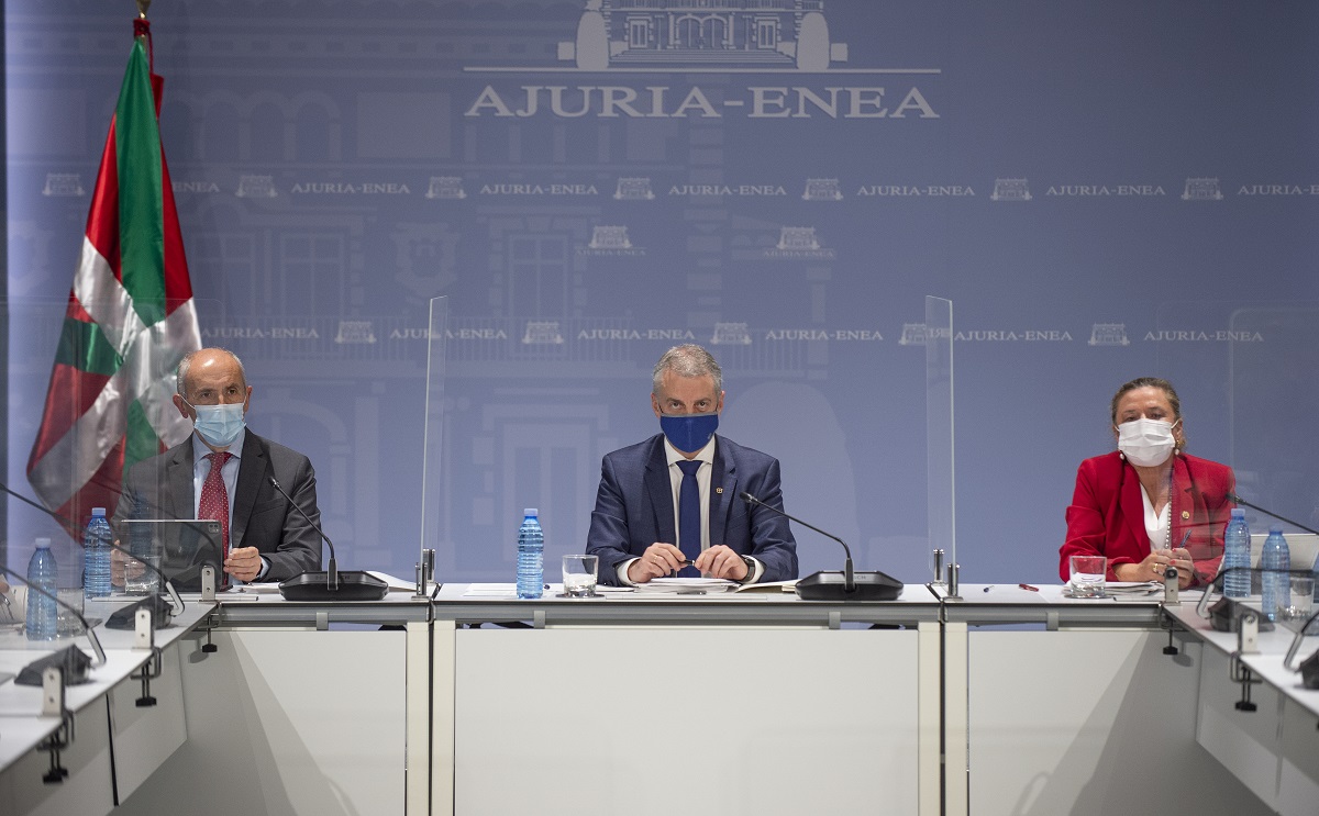 Urkullu hoy Hostelería, comercios y vida cultural hasta las 22 horas en Euskadi a partir del domingo