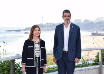Los alcaldes de Biarritz y Donostia. Foto: Ayto.