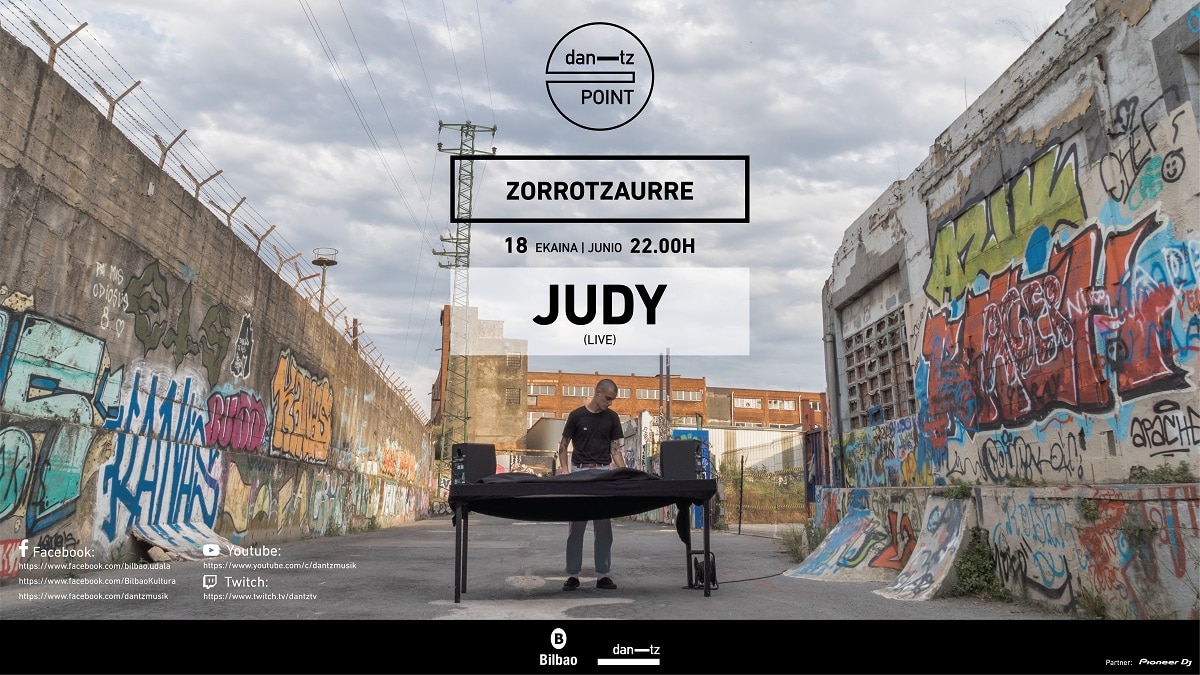 CARTEL ZORROZAURRE 2 Dantz Point online con Judy hoy a las 22 horas