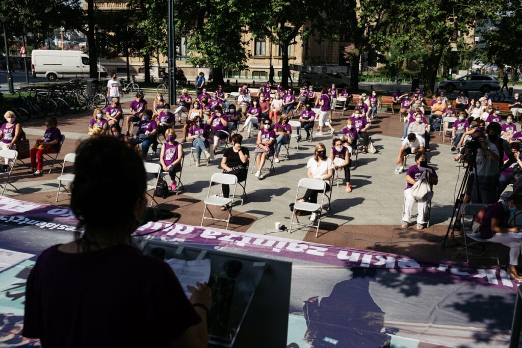 DSCF4551 Trabajadoras de ELA convocan más huelgas ante "el caos" en las residencias