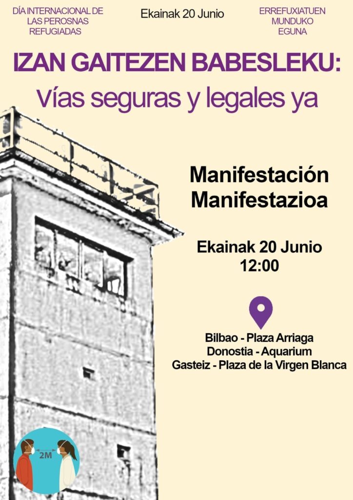 IMG 20210611 WA0011 Manifestación el domingo en San Sebastián contra las políticas migratorias