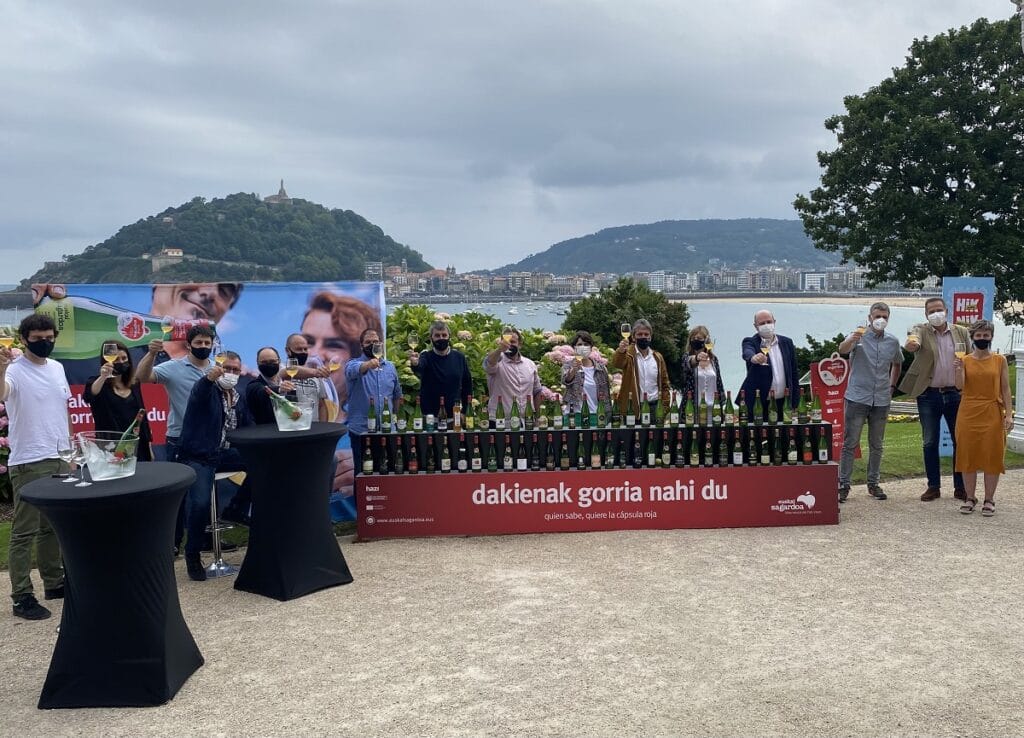 Palacio Miramar sidra Euskal Sagadoa: 1,2 millones de litros listos para ser degustados en verano