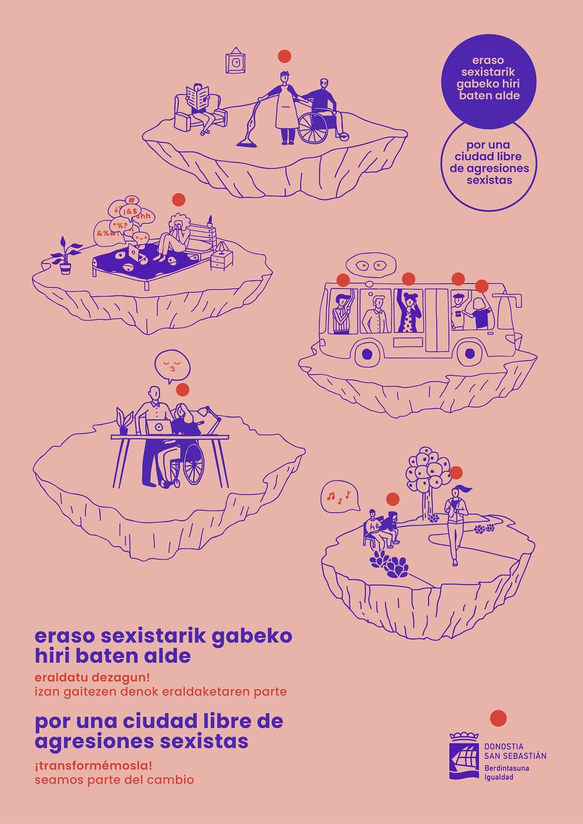 eraso1 Nueva campaña para prevenir las agresiones sexistas en Donostia