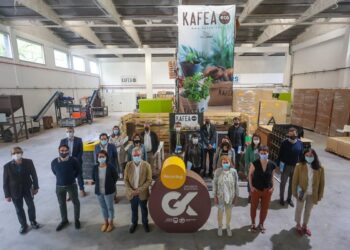 Visita a Ekogras de Aduna para conocer KAFEA project. Foto: Diputación de Gipuzkoa
