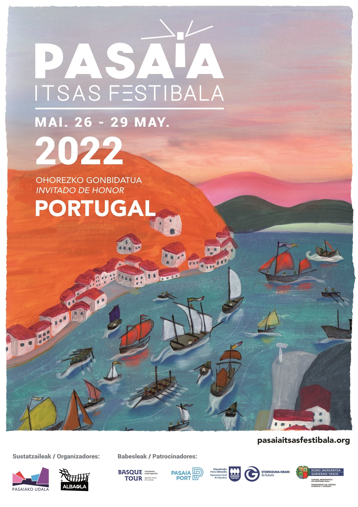 2022 PASAIA ITSAS FESTIBALA KARTELA - El II Pasaia Itsas Festibala se hará realidad del 26 al 29 de mayo de 2022