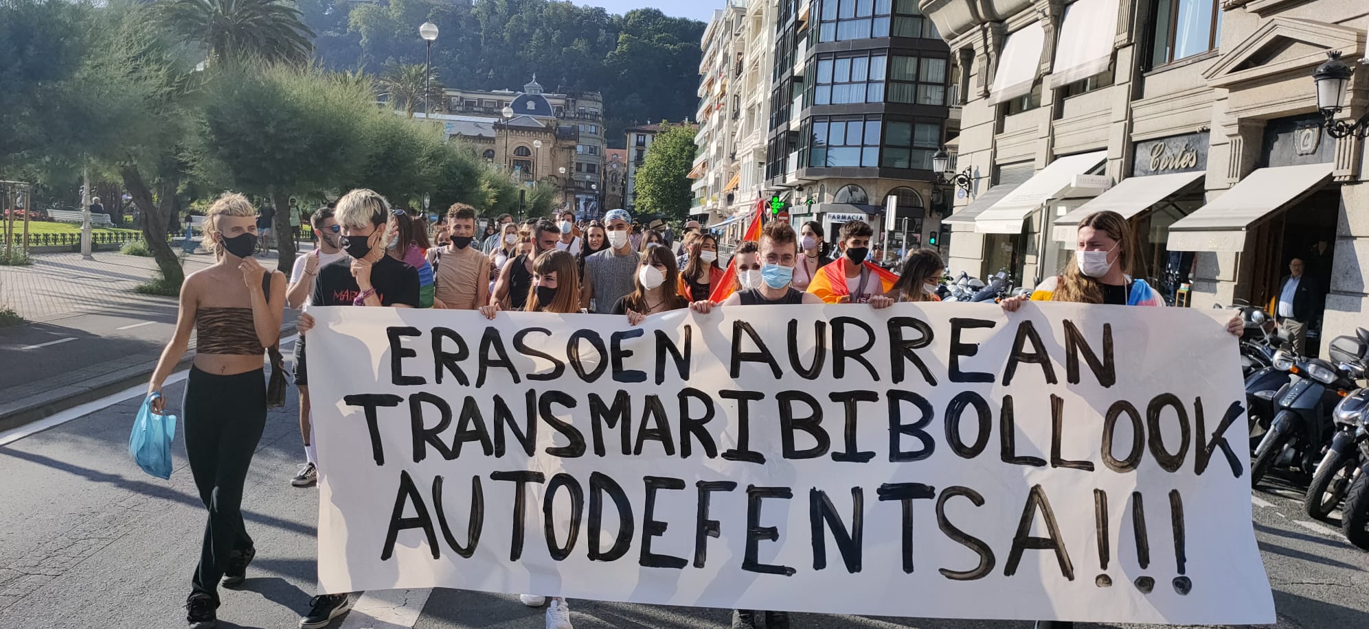 Alternatiba Gipuzkoa Concentraciones en las tres capitales vascas por el homicidio de Samuel