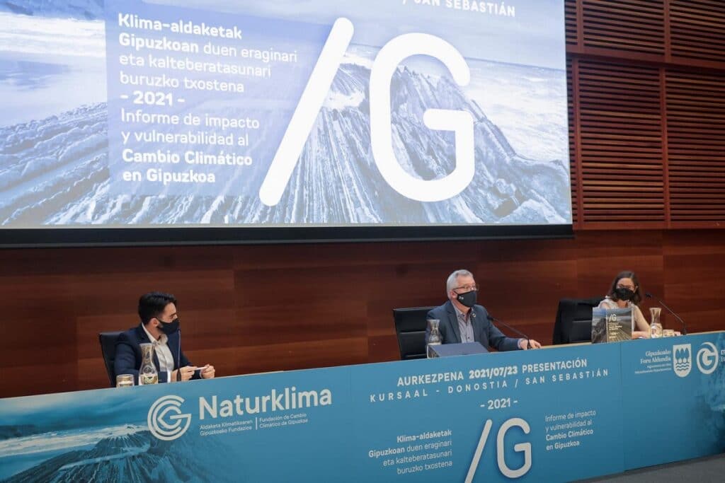 La temperatura en Gipuzkoa aumentó 1,2ºC en los últimos 50 años 4 Naturklima informe La temperatura en Gipuzkoa aumentó 1,2ºC en los últimos 50 años