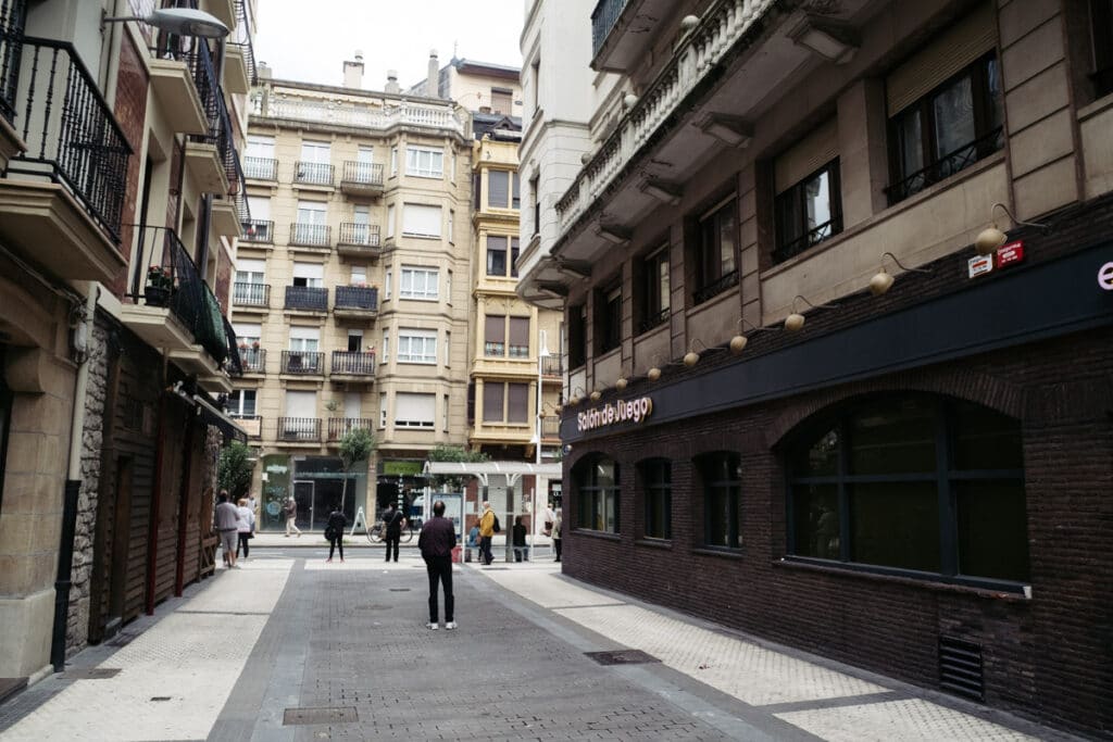 calle huertas gros ¿Cuáles son las calles más cortas de Donostia?