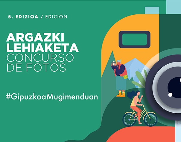 concurso 'Gipuzkoa en movimiento', tema para las fotos del calendario 2022