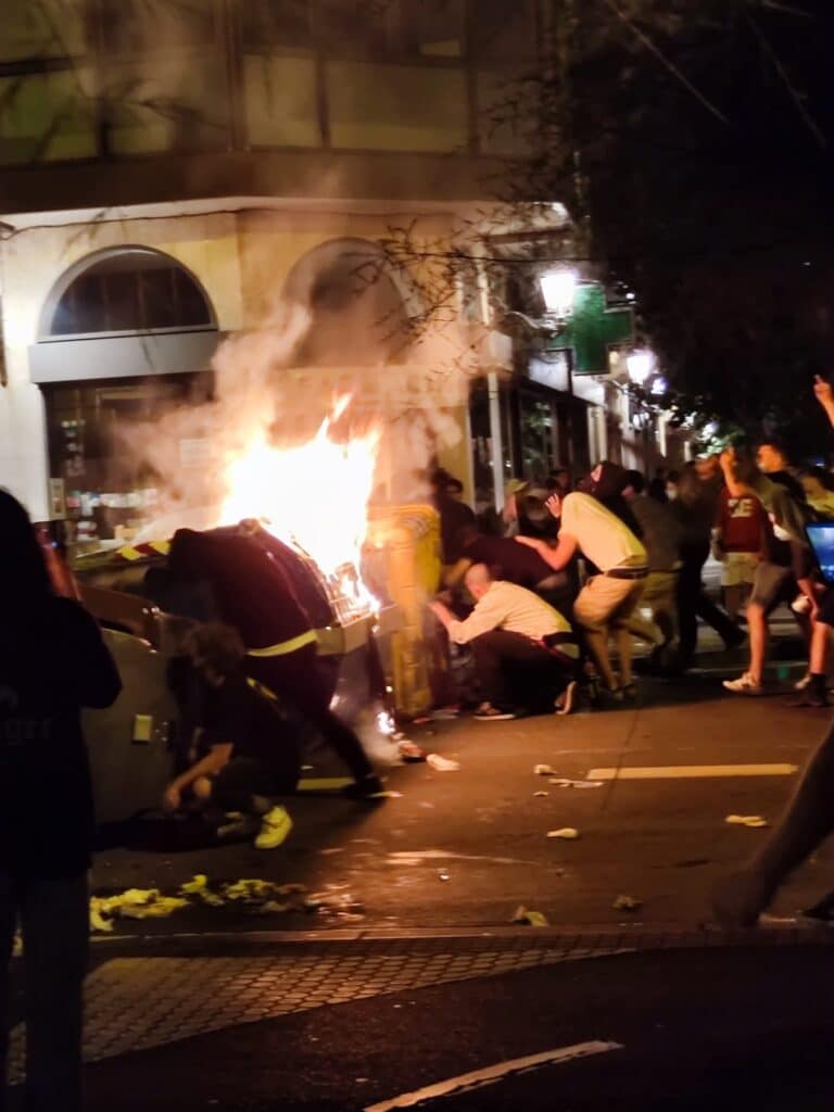 IMG 20210822 WA0003 La Ertzaintza investiga a 62 personas por los incidentes en Donostia