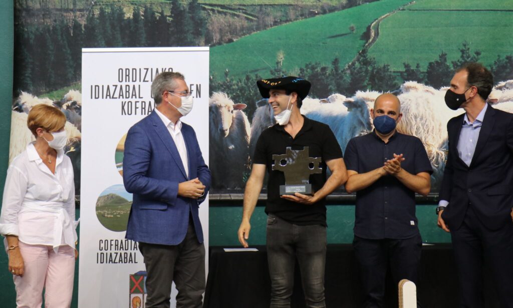 Eneko Goiburu El guipuzcoano Eneko Goiburu, vencedor del concurso de quesos de Ordizia