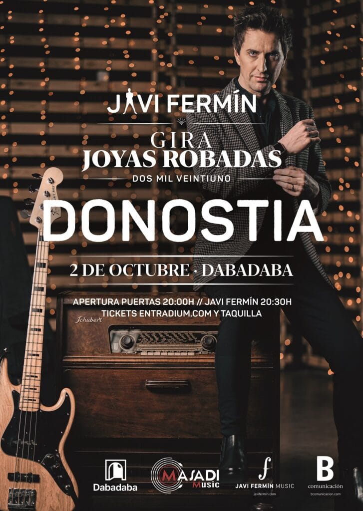 El donostiarra Javi Fermín cerrará la gira ‘Joyas Robadas’ en Dabadaba 2 Fermin Dabadaba El donostiarra Javi Fermín cerrará la gira ‘Joyas Robadas’ en Dabadaba