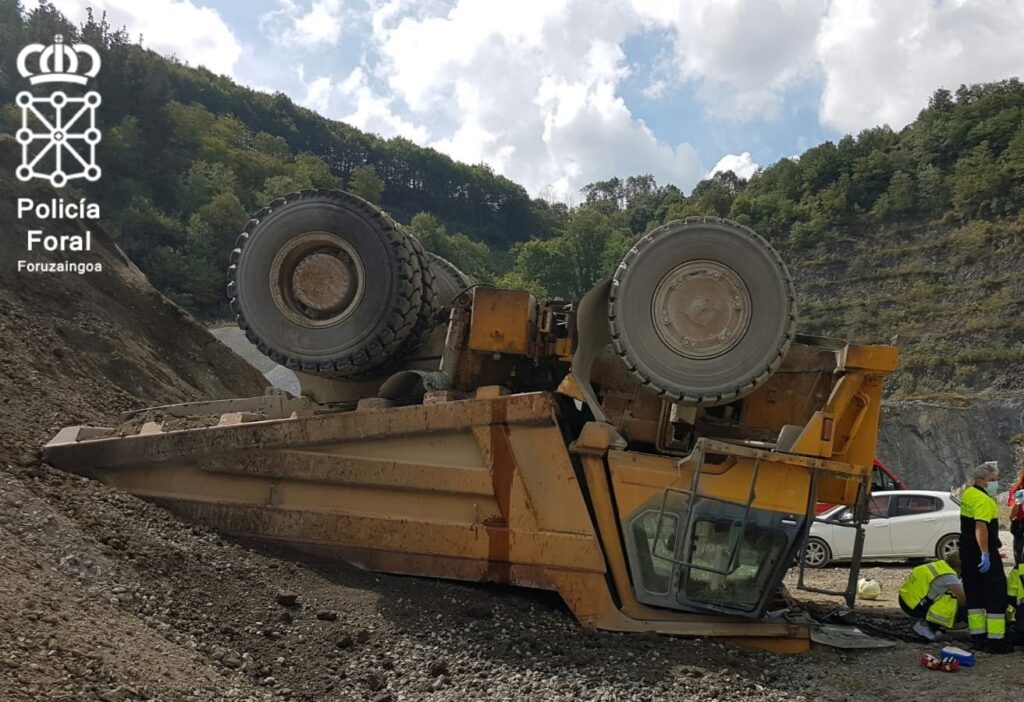 accidente laboral mortal Fallece un trabajador de Irun en un accidente laboral en Navarra
