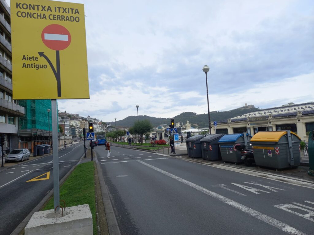 Multas en el Paseo de la Concha desde hoy a vehículos no autorizados 8 cierre1 Multas en el Paseo de la Concha desde hoy a vehículos no autorizados