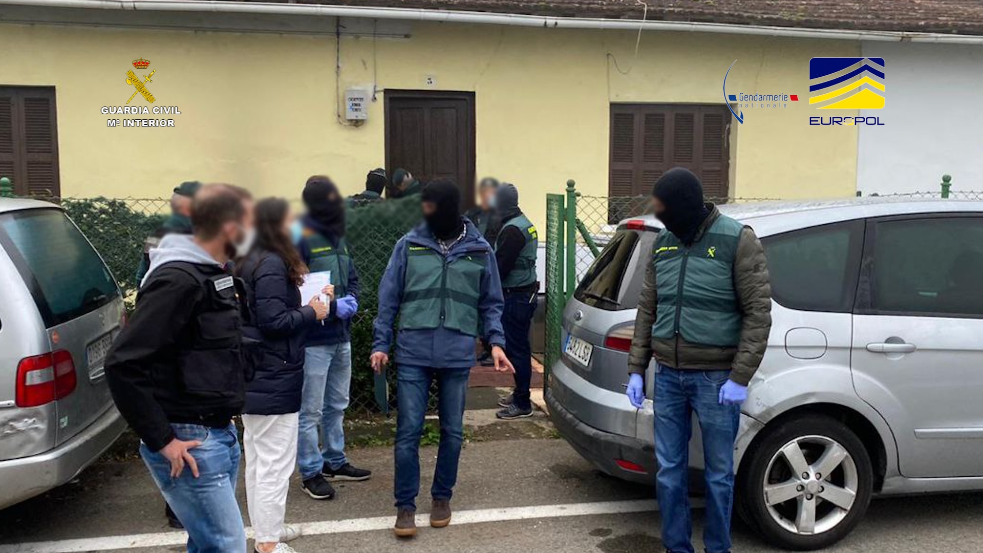 2021 10 25 op.poltsa 01 Siete detenidos en Gipuzkoa, Bizkaia y Navarra por pasar migrantes a Francia