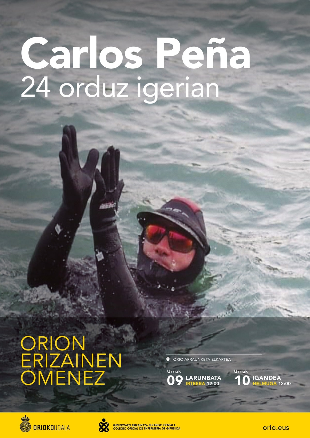 Carlos Peña nadará 24 horas en homenaje a las enfermeras gipuzkoanas 2 CarlosPena1 Carlos Peña nadará 24 horas en homenaje a las enfermeras gipuzkoanas