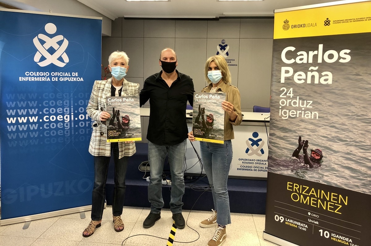 Carlos Peña nadará 24 horas en homenaje a las enfermeras gipuzkoanas 1 CarlosPena2 Carlos Peña nadará 24 horas en homenaje a las enfermeras gipuzkoanas