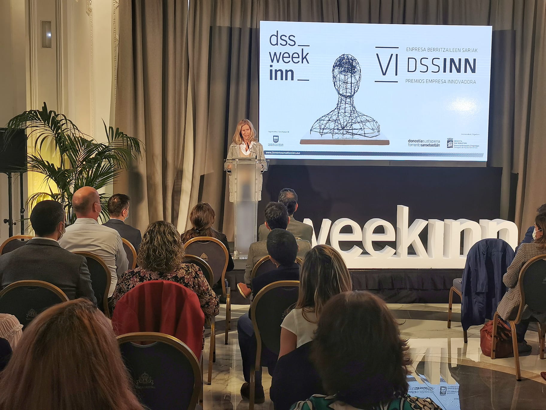 CristinaGarmendia Lander Simulation y Onena Medicines, Premios DSS_INN a la Empresa Innovadora