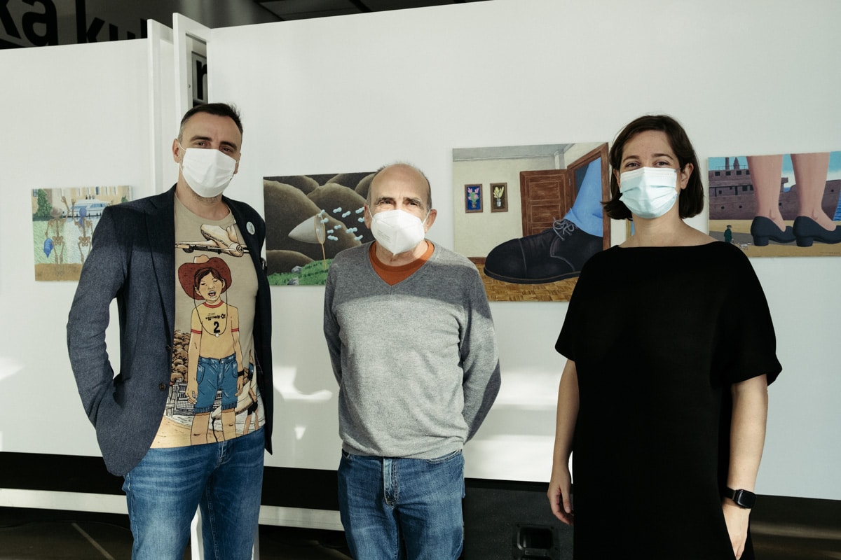 DSCF6417 Simonides invita a leer entre líneas en su muestra en Kutxa Kultur