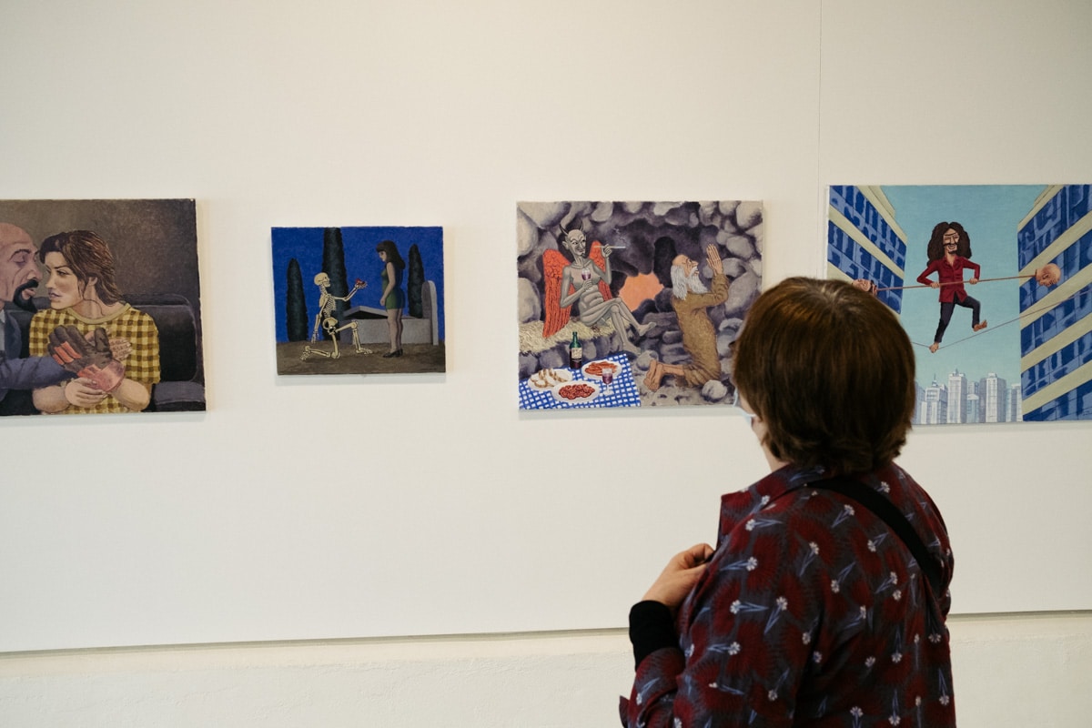 DSCF6433 Simonides invita a leer entre líneas en su muestra en Kutxa Kultur